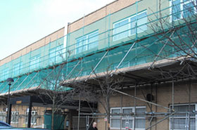 Scaffold Erection for milton keynes Council