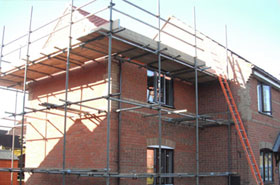 Old Farm Private Scaffolding Erection for Home Extension